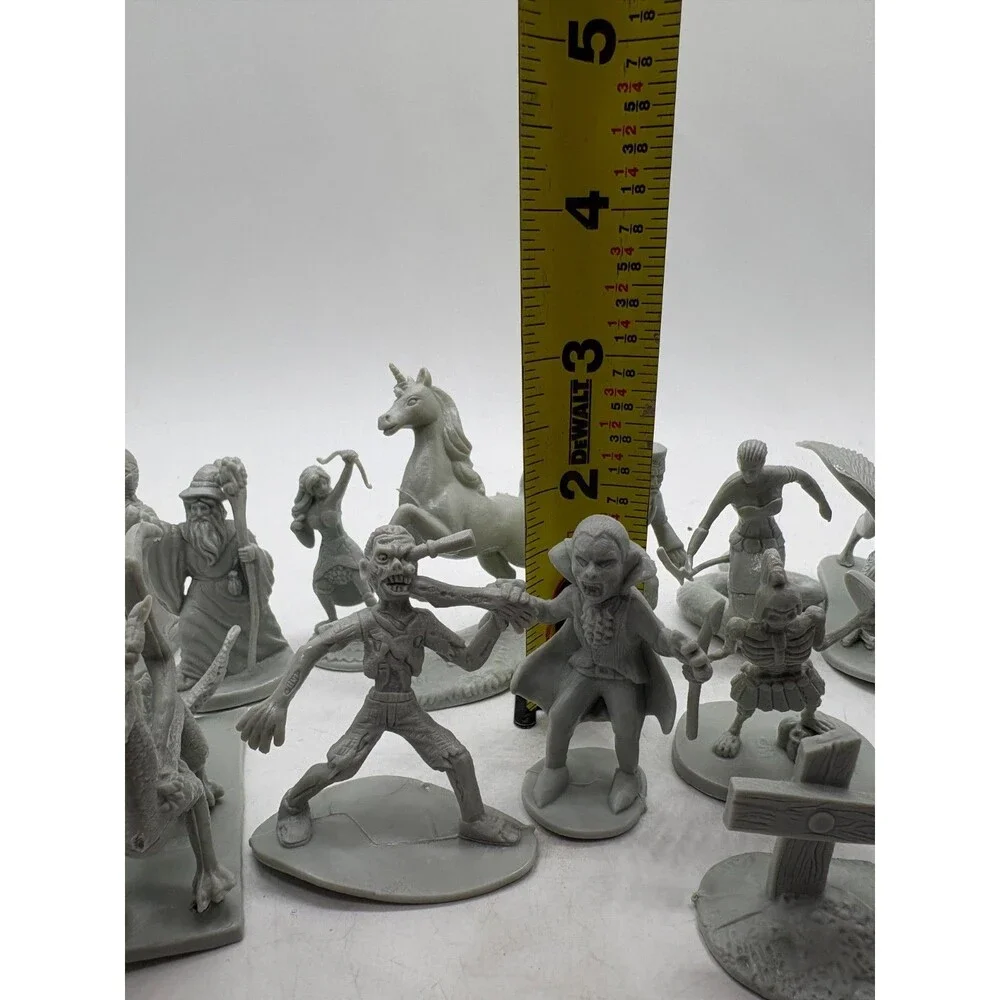 SCS Direct Fantasy Creatures Mini Figure Lot Monster Dragon Wizard Mummy Unicorn